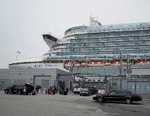 El Ruby Princess atracado en San Francisco, el jueves 6 de enero de 2021. AP/ARCHIVO