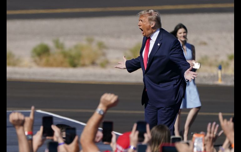 Trump también defendió su política sobre Irán y el estrecho de Ormuz. AP/ARCHIVO