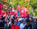 El Fan Fest de Guadalajara se vistió de rojo para apoyar a Portugal este  jueves. EL INFORMADOR / J. ACOSTA