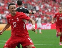 Rubén Vargas celebra su gol, el definitivo del partido. AP/A. Parr