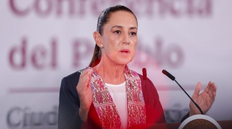 La Presidenta señaló que la FGR debe dar más información sobre la detención de Gilda Lozoya. EFE/I. Esquivel