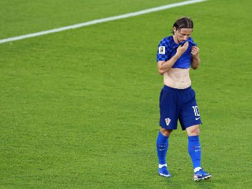 El jugador Luka Modric, de Croacia, reacciona al arbitraje durante el partido de dieciseisavos de final de la Copa Mundial de la FIFA 2026 ante Portugal. Xinhua / Yang Shu (rtg) (da) (ah)