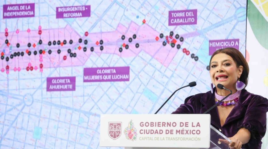 La jefa de Gobierno de la Ciudad de México, Clara Brugada, confirmó un reforzamiento de las medidas de seguridad para este domingo. SUN/K. Guerrero
