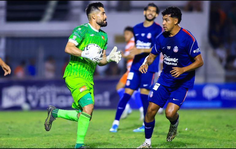 Correcaminos de la UAT y las Chivas Rayadas del Guadalajara, en el partido realizado en el estadio Marte Rodolfo Gómez Segura. Imago7/Richard Vogel
