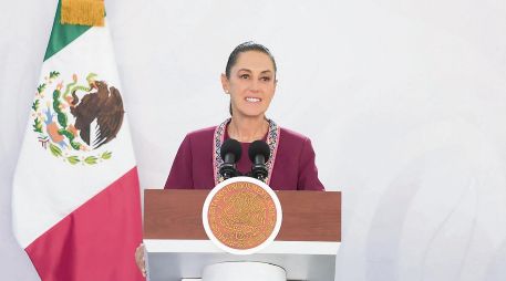 La Presidenta dijo que la FGR mantiene al menos dos carpetas abiertas de gran alcance por este delito. ESPECIAL