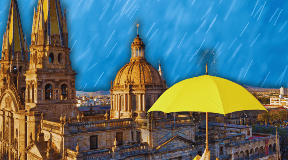 Durante la tarde, se prevén lluvias ligeras a moderadas de forma intermitente en la metrópoli. ESPECIAL / CANVA