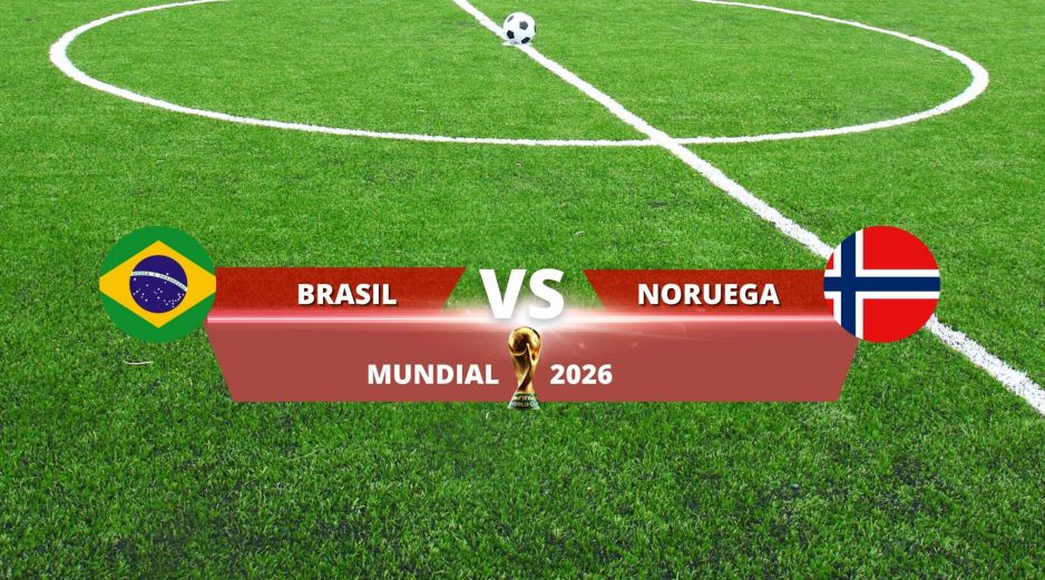 Nueva Jersey albergará el enfrentamiento entre Brasil y Noruega por los octavos de final de la Copa Mundial de la FIFA 2026. ESPECIAL / CANVA