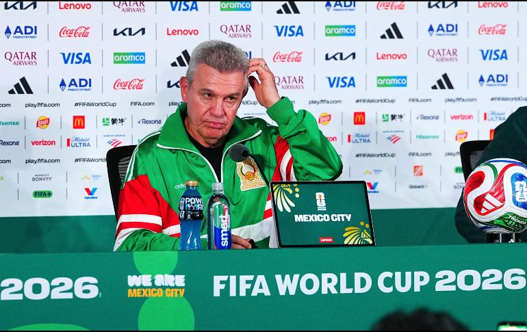 Javier Aguirre durante la conferencia de prensa de la Selección Nacional de Mexico previo a su partido de Octavos de Final de la Copa Mundial de la FIFA 2026 contra la Selección Nacional de Inglaterra. IMAGO7 / Manlio Contreras