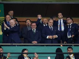 Gianni Infantino, presidente de la FIFA durante el partido de Dieciseisavos de Final de la Copa Mundial de la FIFA 2026, entre la Selección Nacional de México y la Selección de Ecuador. IMAGO7/ R. VADILLO