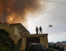 El siniestro fue atendido por más de medio centenar de personas, entre bomberos, miembros de protección civil y personal médico. EFE/P. Cunha