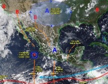 El noroeste del país mantendrá temperaturas superiores a los 40 grados mientras persisten las precipitaciones en el resto del territorio. ESPECIAL/ SMN.