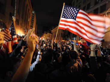 Las celebraciones culminarán con un discurso de Donald Trump la noche de este sábado. EFE/A. Gombert
