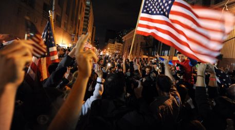 Las celebraciones culminarán con un discurso de Donald Trump la noche de este sábado. EFE/A. Gombert