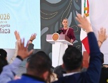 Claudia Sheinbaum se mostró ilusionada con la posibilidad de que México pase a Cuartos de Final. EFE/Presidencia de México