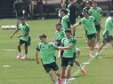 La selección mexicana entrena en el Centro de Alto Rendimiento (CAR) previo a su partido de octavos de final contra Inglaterra.