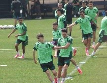 La selección mexicana entrena en el Centro de Alto Rendimiento (CAR) previo a su partido de octavos de final contra Inglaterra.