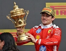 El monegasco Charles Leclerc, Ferrari ganó este domingo el Gran Premio de Gran Bretaña. EFE/P. POWELL