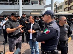 Hasta el corte estimado de las 13:00 horas, en el FIFA Fan Festival y plazas aledañas del Centro Histórico se reportaba la asistencia de 14 mil 600 personas. ESPECIAL / Ayuntamiento de Guadalajara