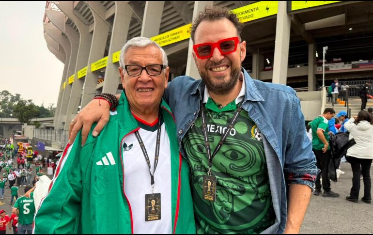 Roberto Trad revivió el recuerdo de México 1986 con la esperanza de presenciar un triunfo histórico de la Selección Mexicana. EL INFORMADOR/ F. RAMÍREZ.