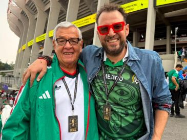 Roberto Trad revivió el recuerdo de México 1986 con la esperanza de presenciar un triunfo histórico de la Selección Mexicana. EL INFORMADOR/ F. RAMÍREZ.