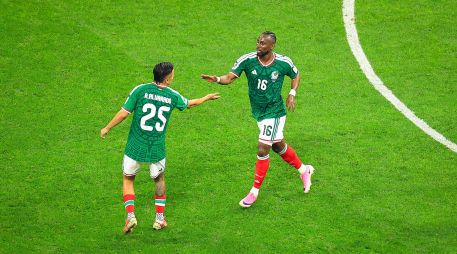 Con apenas su primera participación mundialista, Julián Quiñones ya comparte el liderato histórico de goleo para México en Copas del Mundo. EL INFORMADOR/ J. ACOSTA.