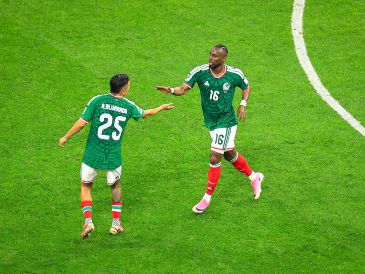 Con apenas su primera participación mundialista, Julián Quiñones ya comparte el liderato histórico de goleo para México en Copas del Mundo. EL INFORMADOR/ J. ACOSTA.