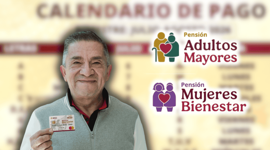 Inicia la dispersión de la Pensión Bienestar 2026 correspondiente al bimestre julio-agosto. Consulta el calendario de pagos del 6 al 10 de julio y descubre qué letras cobran esta semana. ESPECIAL/Banco del Bienestar