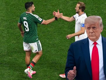Esto dijo Trump del México vs Inglaterra en el que quedó fuera el equipo de Javier Aguirre. Xinhua / Li Muzi