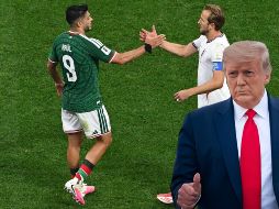 Esto dijo Trump del México vs Inglaterra en el que quedó fuera el equipo de Javier Aguirre. Xinhua / Li Muzi