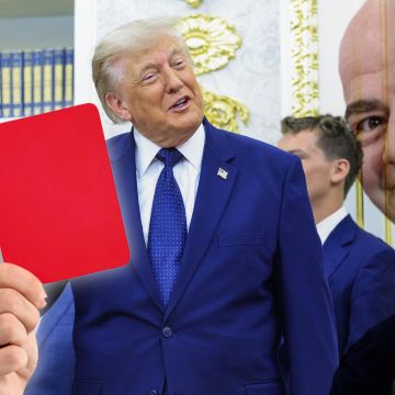Trump revela llamada a la FIFA para solicitar revisión de la expulsión de Balogun. EFE / EPA / SHAWN THEW / POOL