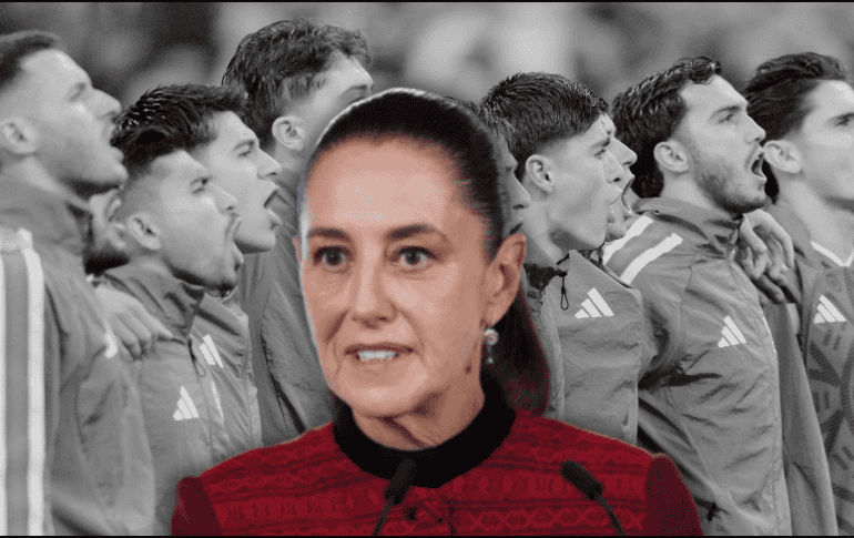Sheinbaum llamó a reconocer el esfuerzo de la Selección Mexicana después de que cayera ante Inglaterra. EFE / S. GUTIÉRREZ