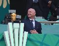 La controversia con Gianni Infantino surgió luego de que Folarin Balogun, expulsado ante Bosnia y Herzegovina, quedara habilitado para jugar gracias a la aplicación del artículo 27 del Código Disciplinario de la FIFA. IMAGO7