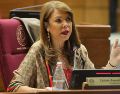 Celeste Amarilla publicó una serie de escandalosos tuits que desataron la controversia. X/CelesteSenadora