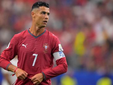 Cristiano Ronaldo, durante el partido entre la Selección de Portugal y la Selección de España, realizado en el estadio Dallas. IMAGO7/A. HANCOCK