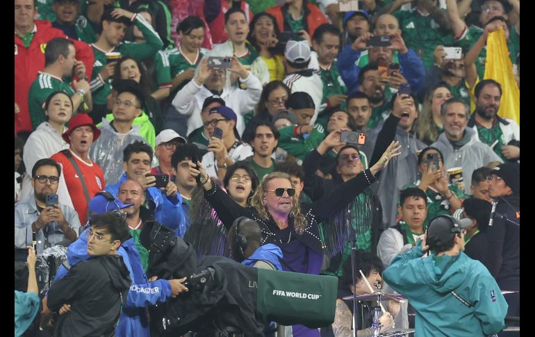 Fher Olvera no se quedó callado aunque la Selección Mexicana no pasó a Cuartos de Final. EFE/A. Cruz