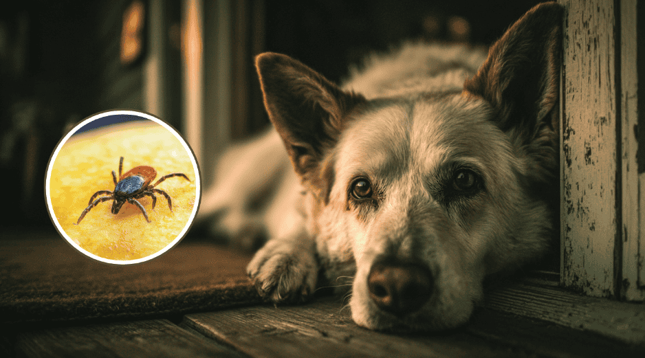 Si un perro adquiere la enfermedad, además de poner en riesgo su vida, puede convertirse en un reservorio que facilite el contacto de las garrapatas con las personas. CANVA