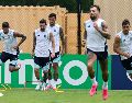 Entrenamiento de Argentina. La Albiceleste busca seguir su camino hacia el bicampeonato mundial, hazaña que sólo ha conseguido Brasil, en 1958 y 1962. EFE/R. Wittek