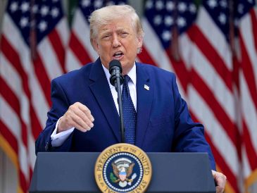 "¡Los aranceles están surtiendo efecto!", valoró el presidente Donald Trump en su red Truth Social. EFE/EPA/S. Thew
