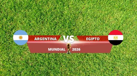Argentina y Egipto se enfrentan este martes 7 de julio en Atlanta para definir a la selección que continuará su camino en la Copa del Mundo 2026.  ESPECIAL / CANVA