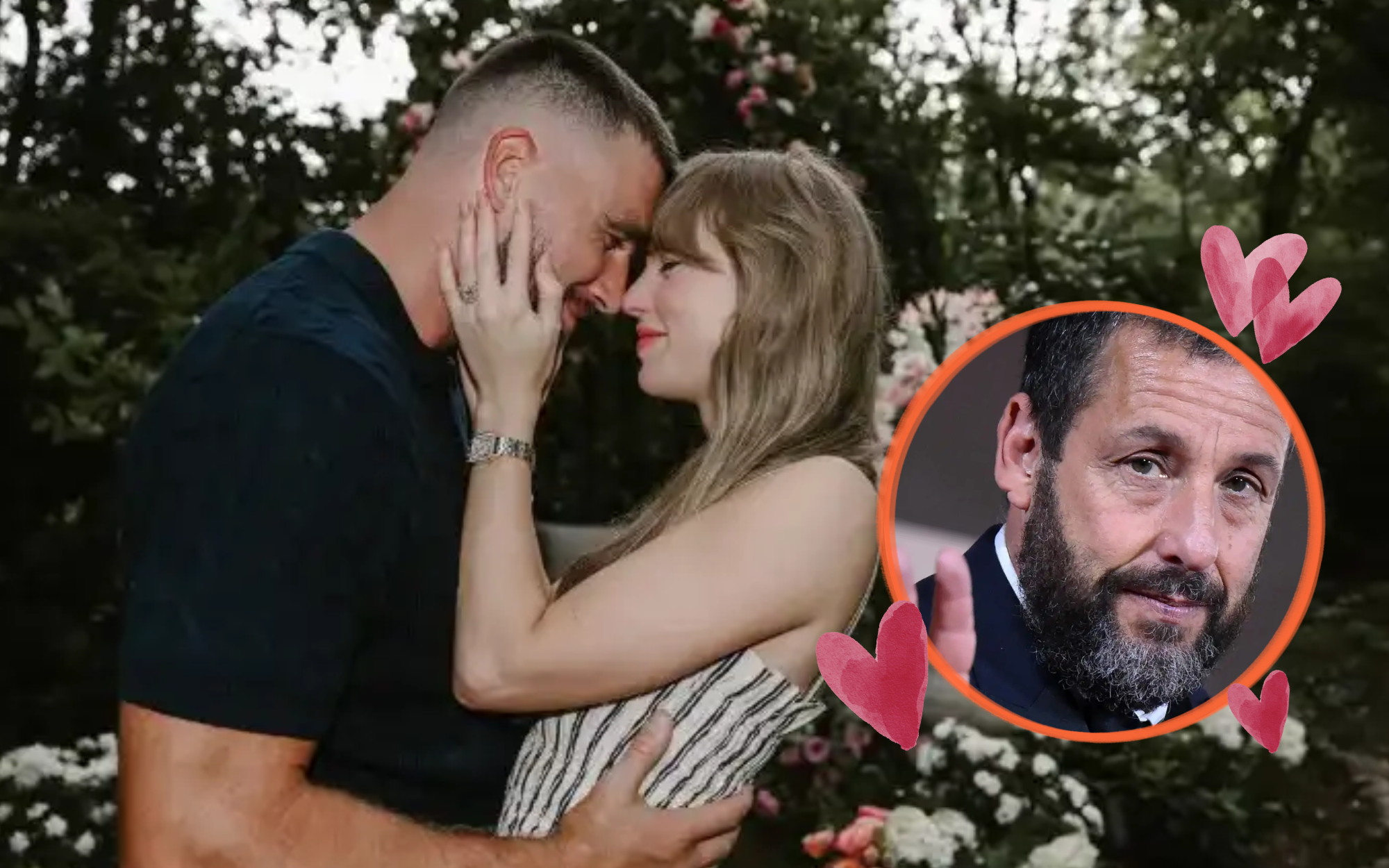 Aunque para muchos la decisión pareció inesperada, la elección respondió a la relación cercana que el protagonista de Happy Gilmore mantiene tanto con la cantante como con la estrella de la NFL. EFE/ARCHIVO