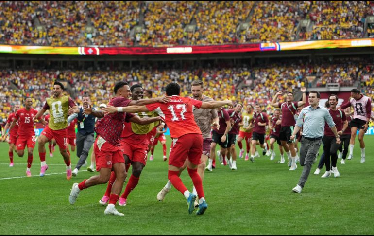 Suiza enfrentará a la vigente campeona Argentina el próximo sábado 11 de julio en Kansas City. EFE/ B. FRID.