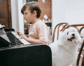 La música funciona como un complemento para disminuir el estrés, aunque no sustituye el entrenamiento conductual. CANVA