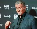 El actor asistió al estreno de “Sly” durante el Festival Internacional de Cine de Toronto 2023, en Ontario, Canadá. AFP