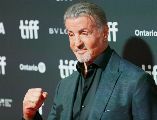 El actor asistió al estreno de “Sly” durante el Festival Internacional de Cine de Toronto 2023, en Ontario, Canadá. AFP