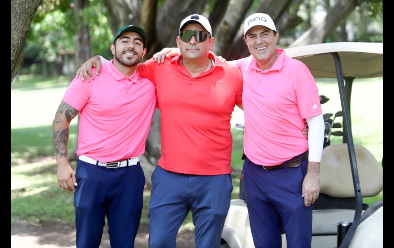 Adiel Quintero, Luis Quintero y Adiel Castro. GENTE BIEN JALISCO / C. Jimeno