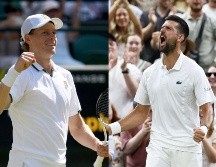 ¿Cuál será el futuro de la Semifinal entre Sinner, el campeón defensor de Wimbledon, y Djokovic, la leyenda viva del tenis? EFE / ARCHIVO