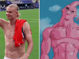 Los usuarios en redes han señalado el parecido físico entre Haaland y el temible Majin Buu. EFE / ARCHIVO / ESPECIAL