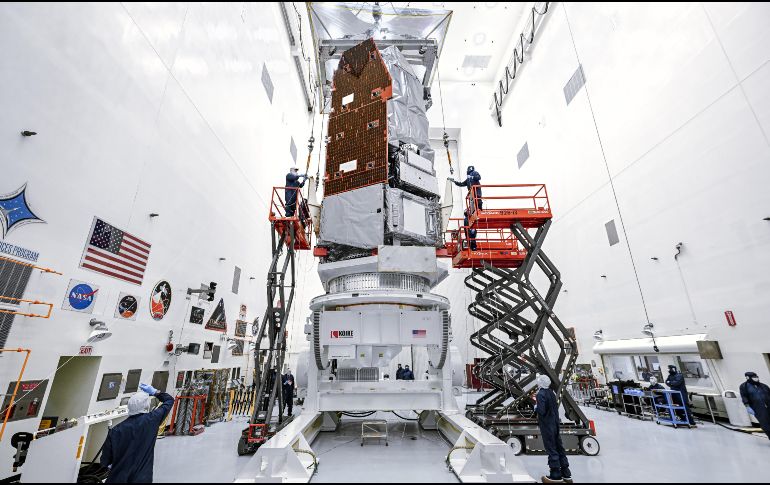 El telescopio operará durante al menos cinco años en una órbita alrededor del punto de Lagrange L2. EFE / NASA / S. Rohde