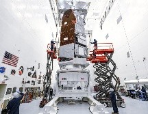 El telescopio operará durante al menos cinco años en una órbita alrededor del punto de Lagrange L2. EFE / NASA / S. Rohde