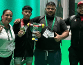 El representante de Yucatán se quedó con el primer puesto en envión tras levantar 142 kilogramos. X/@OlimpismoMex